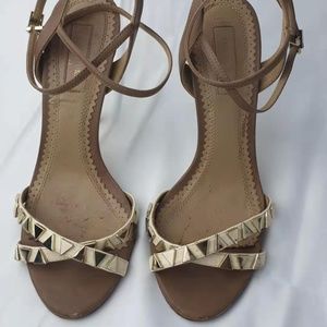 Aquazzura studded sandals 4.5" 36.5